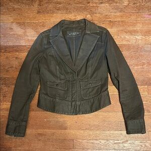 GAP Women's Dark Olive fitted Jacket.